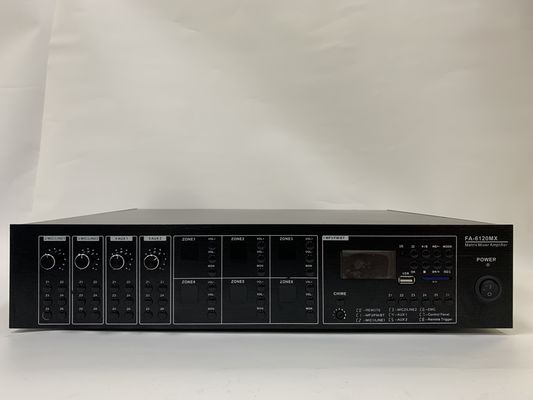 6*60W ऑडियो मैट्रिक्स एम्पलीफायर 6×6 मैट्रिक्स पावर एम्प ISO9001 RoHS
