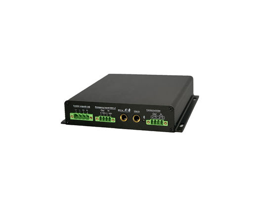 डिजिटल आईपी नेटवर्क पीए सिस्टम 8ohms 2 * 15W आईपी वॉल माउंट एम्पलीफायर
