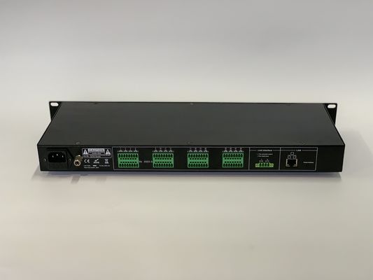 AC220V TCP IP नेटवर्क अलार्म पैनल 32 ज़ोन 19in 1U एम्पलीफायर