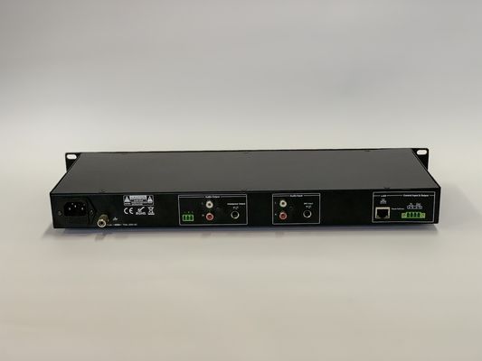 AC220V 50Hz आईपी नेटवर्क पीए सिस्टम ऑडियो डिकोडर 8 जोन उच्च क्षमता