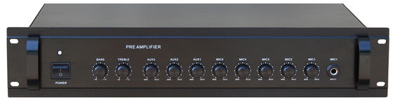 AC220V 240V पब्लिक एड्रेस सिस्टम ऑडियो प्री एम्पलीफायर सिग्नल प्रोसेसिंग उपकरण