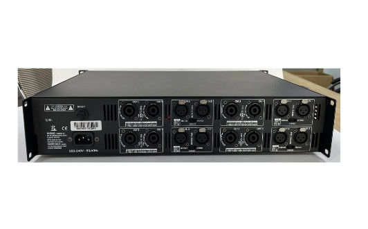 8 चैनल 8*300W 8ohms पावर एम्पलीफायर पेशेवर पावर एम्पलीफायर